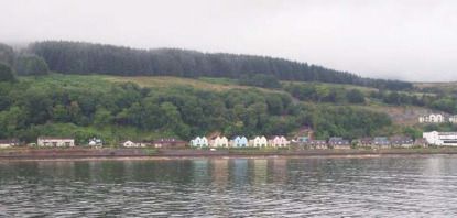 Bute shoreline with homes