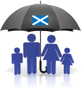 family umbrella + saltire (2)